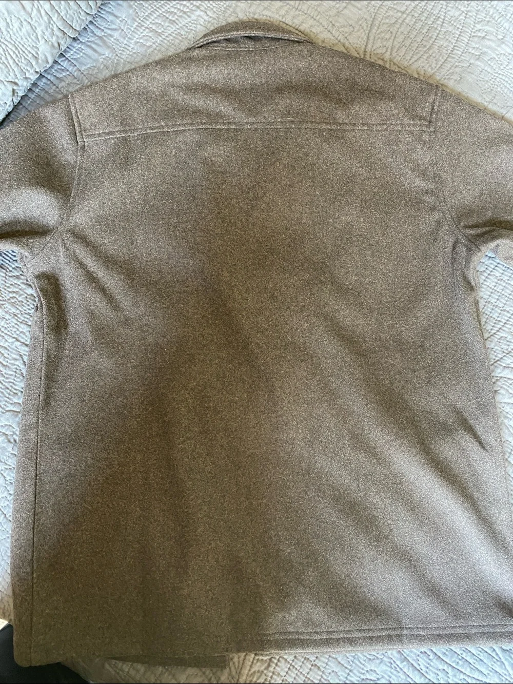 Men's Wool Pea Coat in Brown by Common People